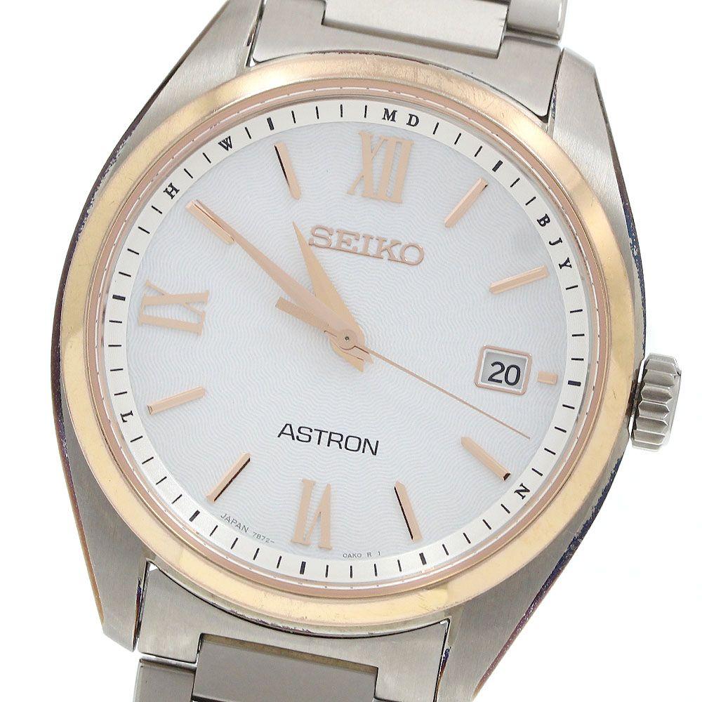 Used Seiko SEIKO SBXY034/7B72-0AD0 Astron Origin Date Solar Radio Men's With Box and Warranty_972896