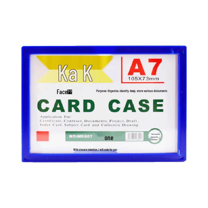 Magnetic PVC Document & Display Card Holders