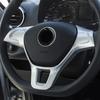 ABS Car Steering Wheel Button Trims Sticker Decorative Frame Cover Accessories For Volkswagen Golf 7 MK7 POLO MK6 Touran Tiguan