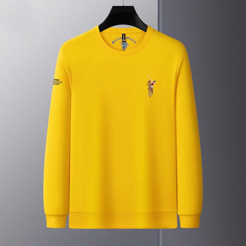 New Versatile Daily Business Spring And Autumn Men'S Men'S Standing Collar Long Sleeved Casual Outdoor Hoodie Jacquard Knitted Sweater