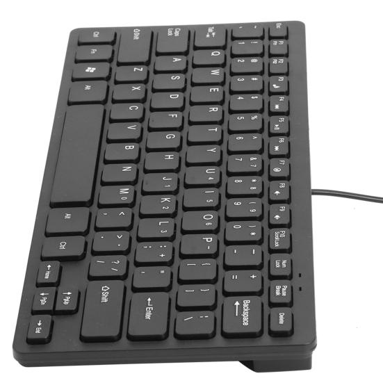 Herní klávesnice notebooku Voděodolná univerzální ultratenká přenosná USB mini multimediální kabelová klávesnice odolná proti hluku