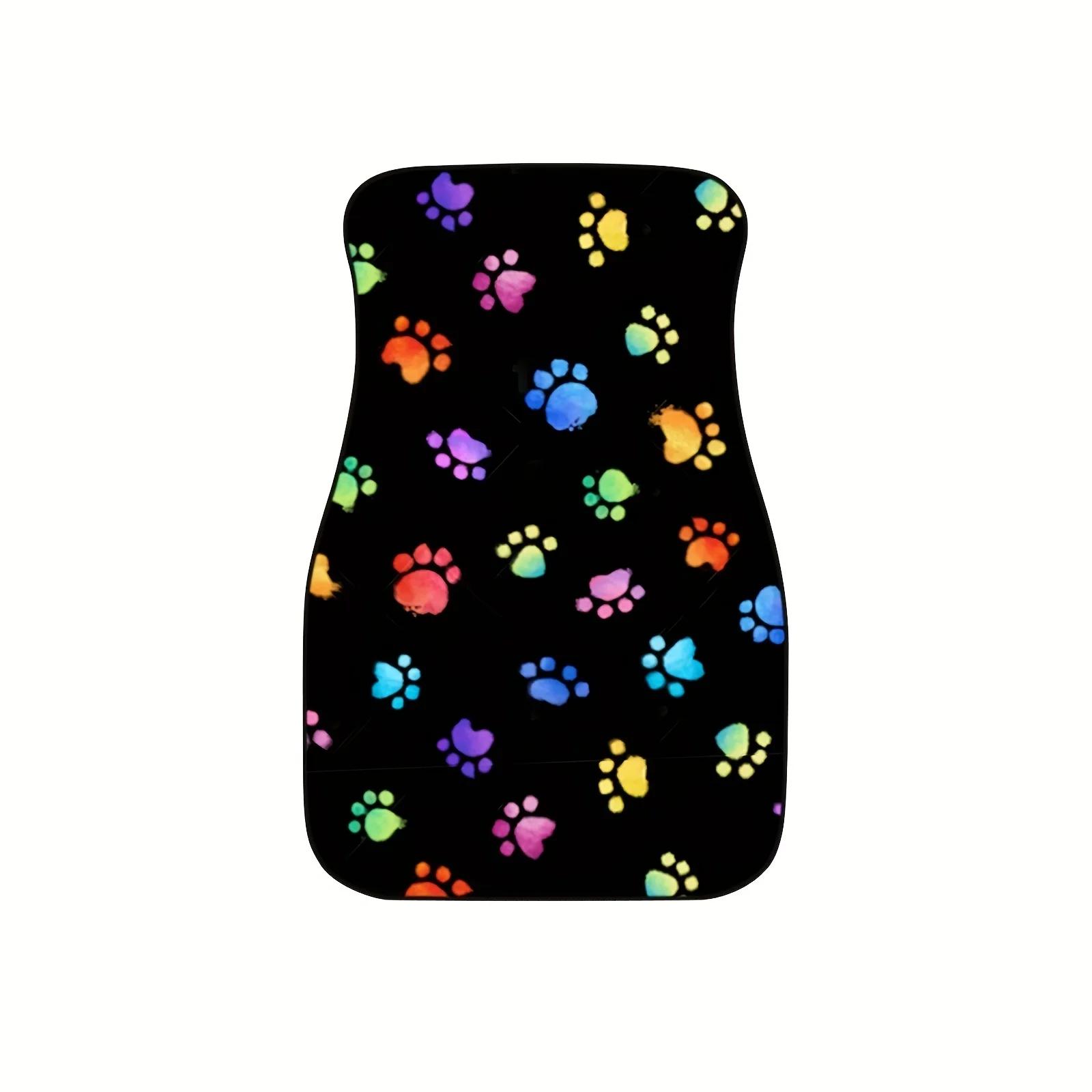 

1 шт. Автомобильный коврик, нескользящий, универсальный, легко чистящийся и износостойкий, напольный коврик, аксессуары для салона автомобиля