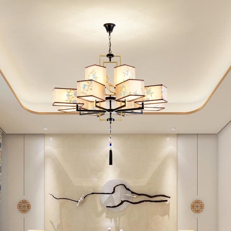 oeny Chinese Chandelier with 8 Heads