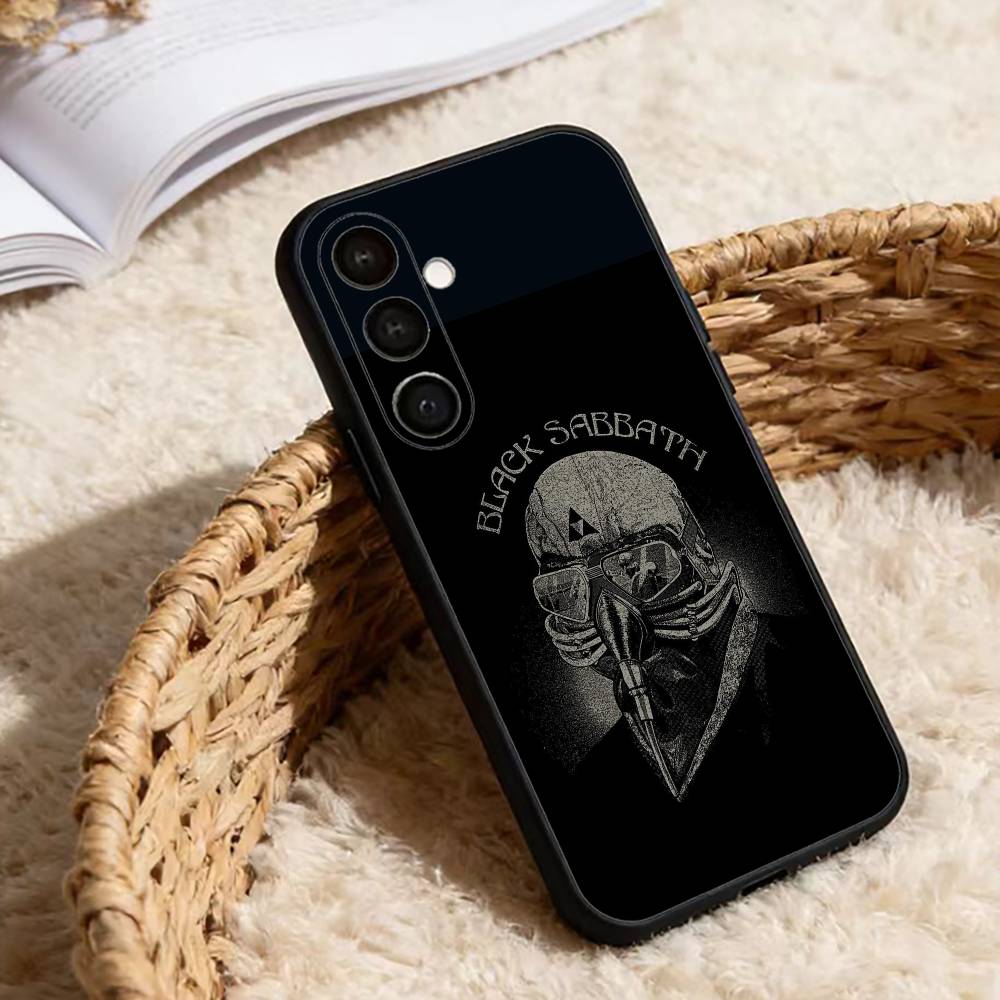 Band B-BLACK S-SABBATHS Phone Case For Samsung Galaxy A20,21s,22,31,32,52,53,72,73,80,91 Soft Black Shell