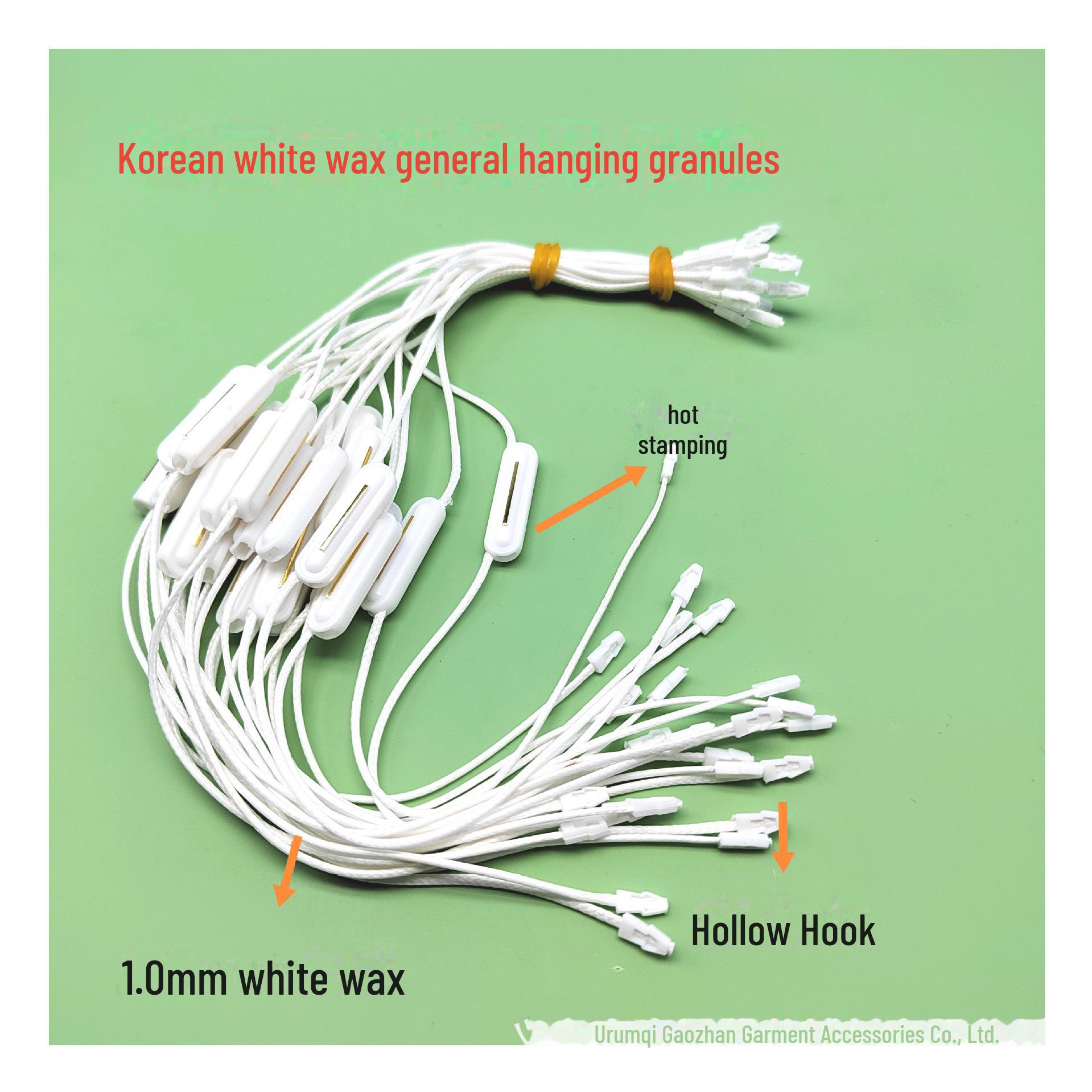 

Корейский шнур из вощеной веревки с двухзамковой цилиндрической пряжкой и многоразовой высококачественной биркой