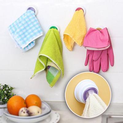1Pc Universal Towel Clip Cleaning Cloth Rack Holder Bathroom Storage Hook AVE