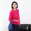 Shiz Madam Women S 3 Tier Ruffle Balloon blouSe T57488