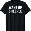 Crazy Conspiracy Theorist Wake Up Sheeple Conspiracy T-Shirt