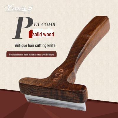 Peigne de toilettage pour animaux de compagnie pour chats et chiens - Outil d'épilation et de nettoyage