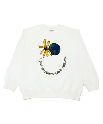 Midieomseu Mother Earth Organic Cotton Sweatshirt - Cream