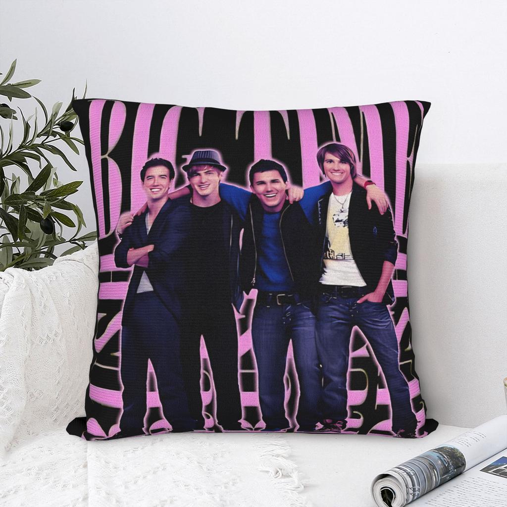 Big Time Rush Band In Real Life Copricuscini per Tour Mondiale Copricuscino Morbido Decorazione Copricuscino da Arredo Casa Multitaglia