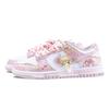 Nike Dunk Golden Osmanthus Cherry Blossom Cushioning Breathable Low Top Skateboard Shoes Women's Pink Gold IM6572-103(Team836-)