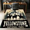 Yellowstone Printed Carpet Rug for Office Chair Living Room Bedroom Kitchen Room Decor Gifts