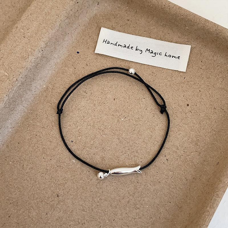 

Новый китайский браслет с красной веревкой «Удача кои», женский простой, нишевый, легкий, роскошный, элегантный, модный, универсальный браслет, ювелирные изделия