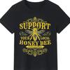 Camisetas Gráficas de Abejas y Panales Lindos Juegos de Palabras Florales Acuarela y Diseños Retro para Amantes de la Naturaleza y las Abejas