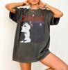 Übergröße Sommer Damen Vintage Silent Hill 2 Survival Game T-Shirt Baumwolle Atmungsaktiv Stilvoll Vielseitig Street Style Oversized