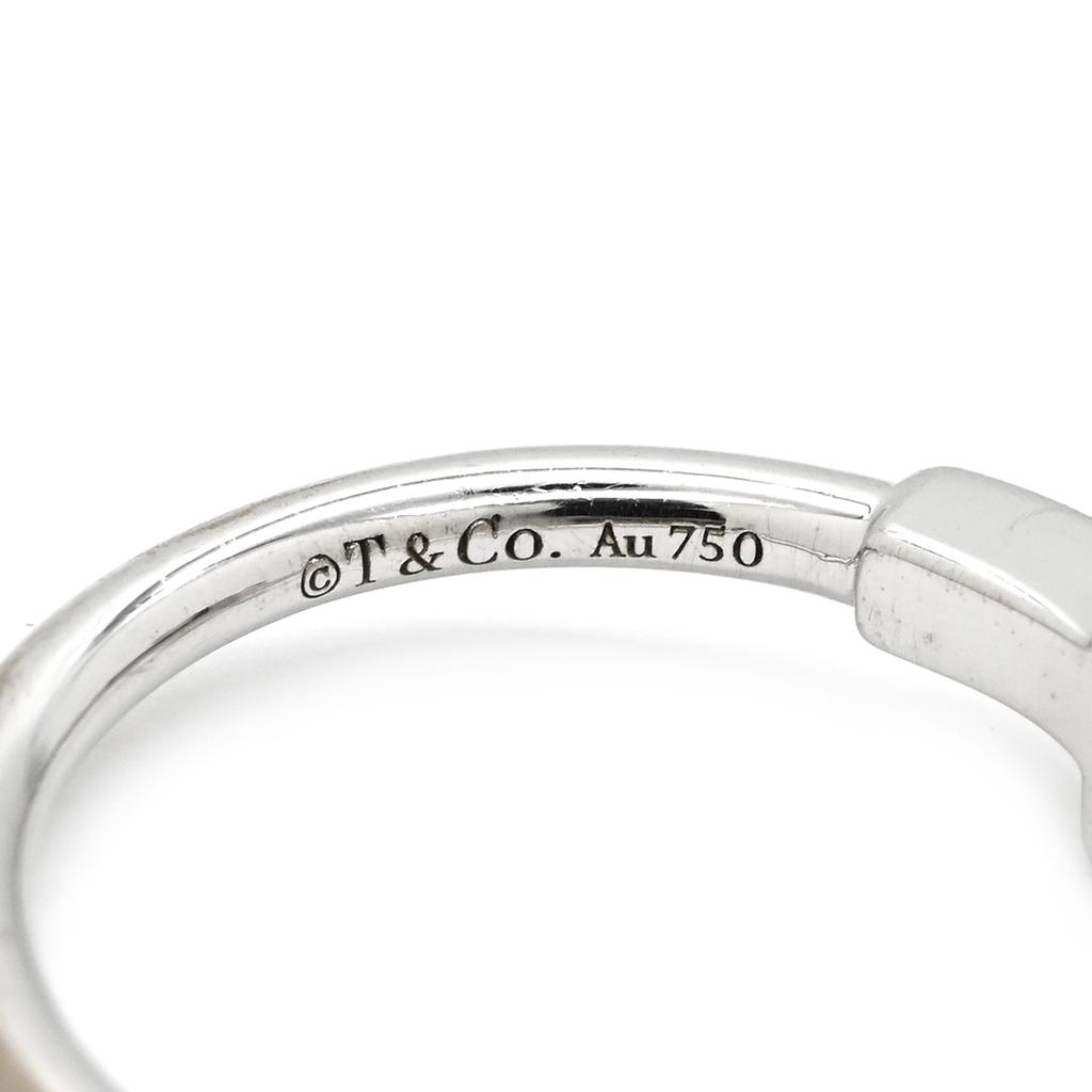 Tiffany & Co - T T wireRing ring K18WG #13(JP Size) Array