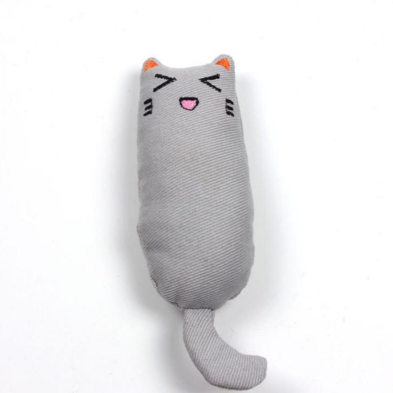 Haustier-Beißspielzeug, süßes Katzenminzenspielzeug für Kätzchen, Zähneknirschen, Katzenplüschspielzeug, interaktiv, lustig für Katzen, Kauzubehör für Haustiere