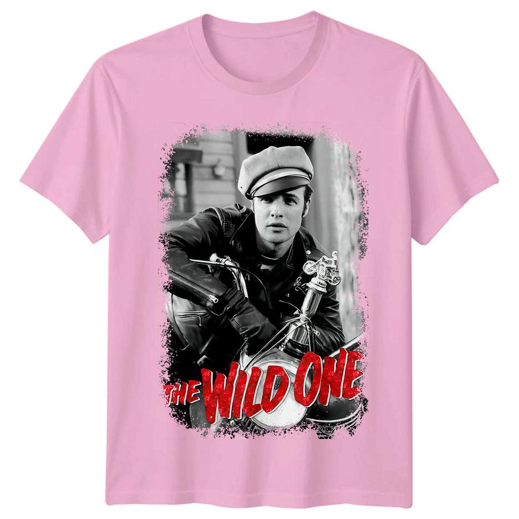 The Wild One TShirt Unisex Summer Classic S Biker Rebel Movie Marlon Brando Retro Graphic Short Sleeve Streetwear Fan Tee