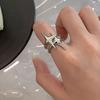 Hollow Awn Star Finger Rings Adjustable Open Rings Bohemian Star Joint Rings Hollow Awn Star Finger Rings for Women Girl