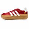 VL Court Bold Lucky Star Slip Resistant Abrasion Resistant Low Top Skateboard Shoes Women's Red Black IH3083(Team2480-)