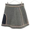 MARNI Made in Italy Wool Blend Mini skirt 40 gray Women Used