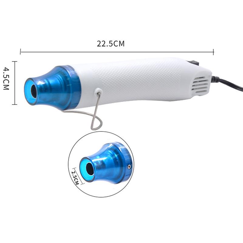 220/110v Hot Air Gun, Diy Tool, Electric Heat Tool, Mini Welding Temperature Blower, Craftsmanship with Retractable Seat Holder