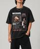 Michael Jackson Vintage Washed T-Shirt, King of Pop Graphic Tee, Retro Style, Unisex Oversized Streetwear, MJ Music Fan Gift, MJ Graphic