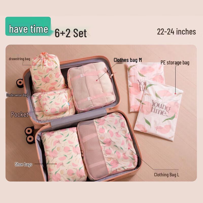 8-Piece Travel Storage & Organizer Set