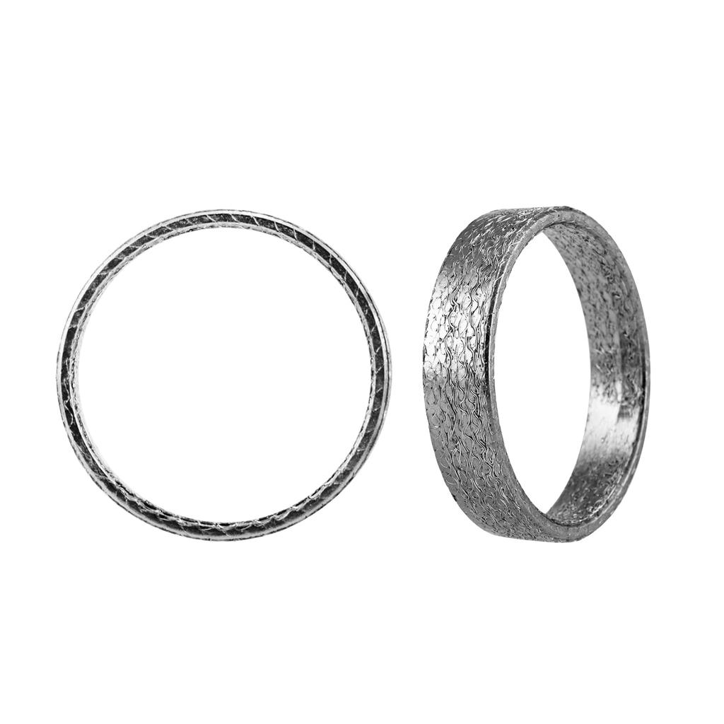 Těsnění výfuku Mofun Harley Big Twin a model Sportster, Dyna, Touring Softail 1984-2024, 2 páry drátěných a grafitových