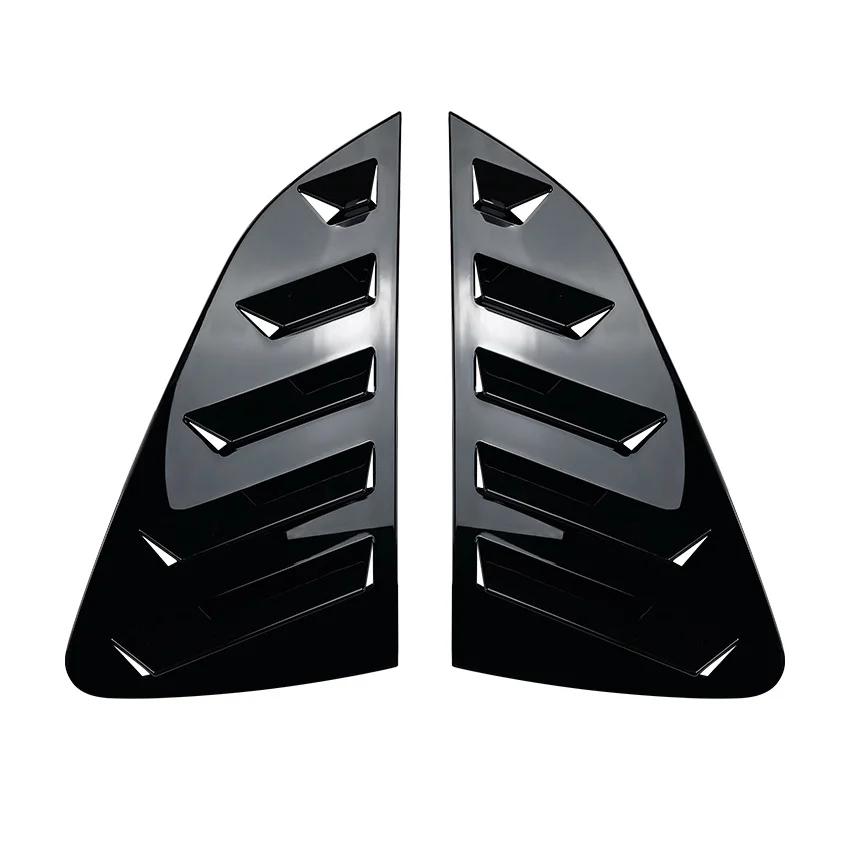 

Для Volkswagen VW Polo MK6 2018-2025 Задние жалюзи на окно автомобиля Боковая накладка-шторка Накладка Вентиляционное отверстие Ковш ABS Углеродное волокно Авто