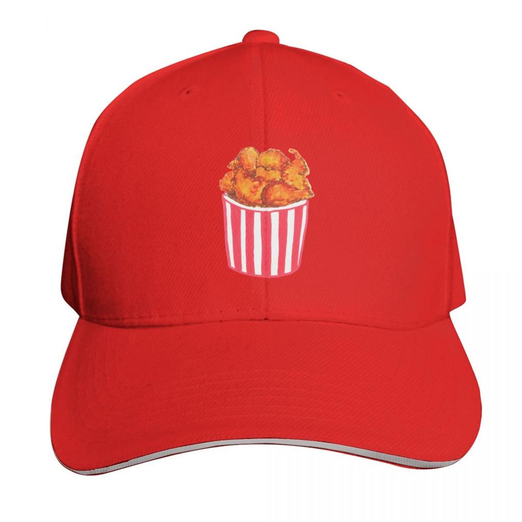 Bucket of Chicken Baseball Cap Wild Ball Hat Golf Wear Unique hats Ball Cap Boy Child Womens