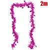 2/40M Colorful Foil Tinsel Ribbon Christmas Garland Xmas Tree Wrapping Ribbons Ornaments Wedding New Year Party Decor with Star