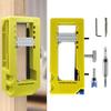 Door Hinge Installation Kit Router Template With Non-Slip Pads Removable Inserts Hole Drilling Guide Locator Hinge Boring Jig