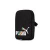 Puma Phase AOP Portable Sports Leisure Fabric Crossbody Bag Small Unisex Bags Black 079544-12
