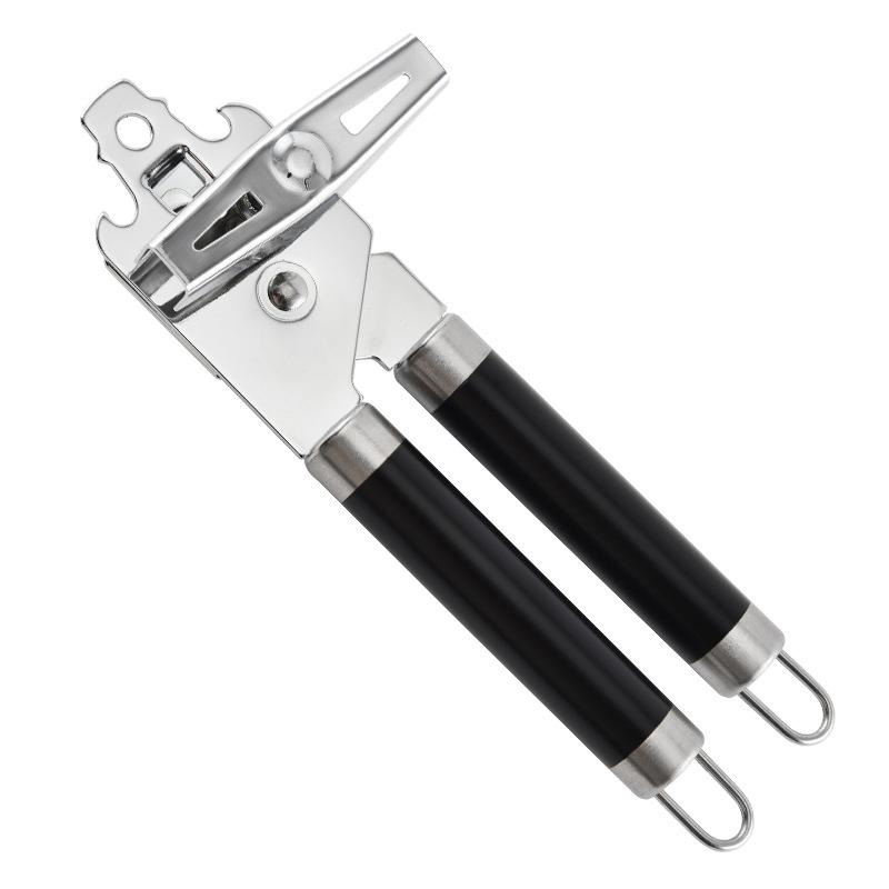 Professional Stainless Steel Tin Can Opener Multifunctional Side Cut Kitchen Tool Beer Bottle Opener