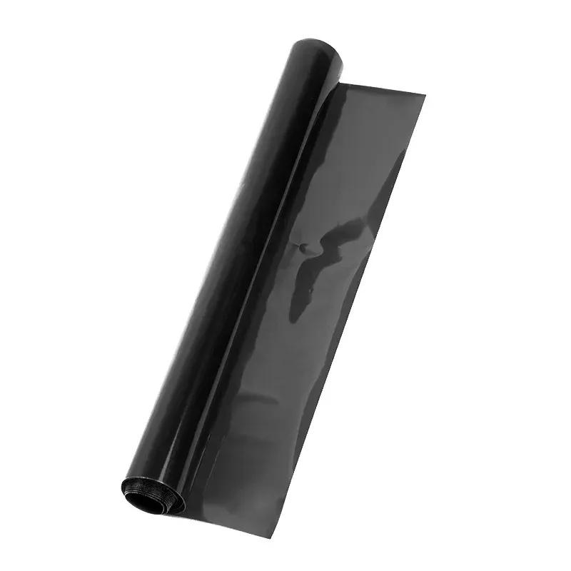 Parlak Şeffaf Açık Siyah Duman PVC Film Far Stop Lambası Kaplama Örtü Filmi Folyo Etiket Örtü Araba Stil 30X200cm