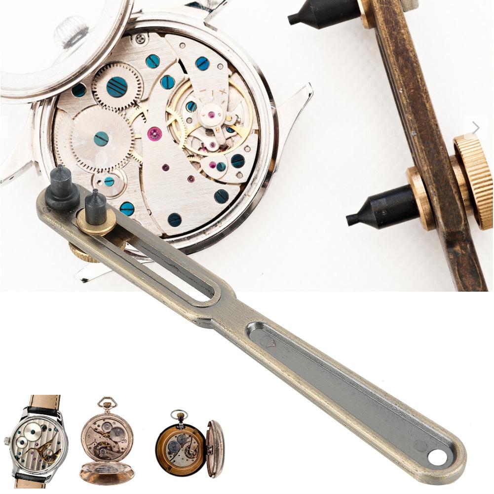 2pcs Watch Back Case Opener Remover Watch Repairing Tool for Watchmakers (Large)