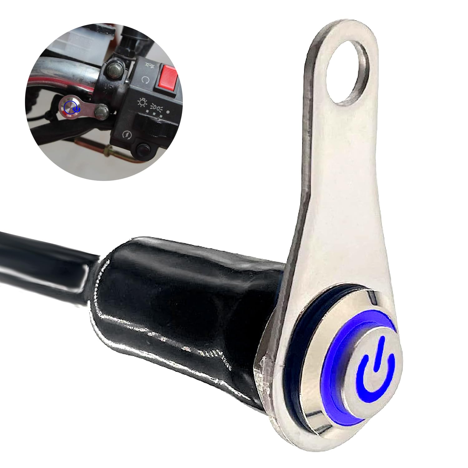 

Motorcycle Handlebar Switch Waterproof Switch Bike Waterproof Switch Bike Switch Stainless Steel Self Locking