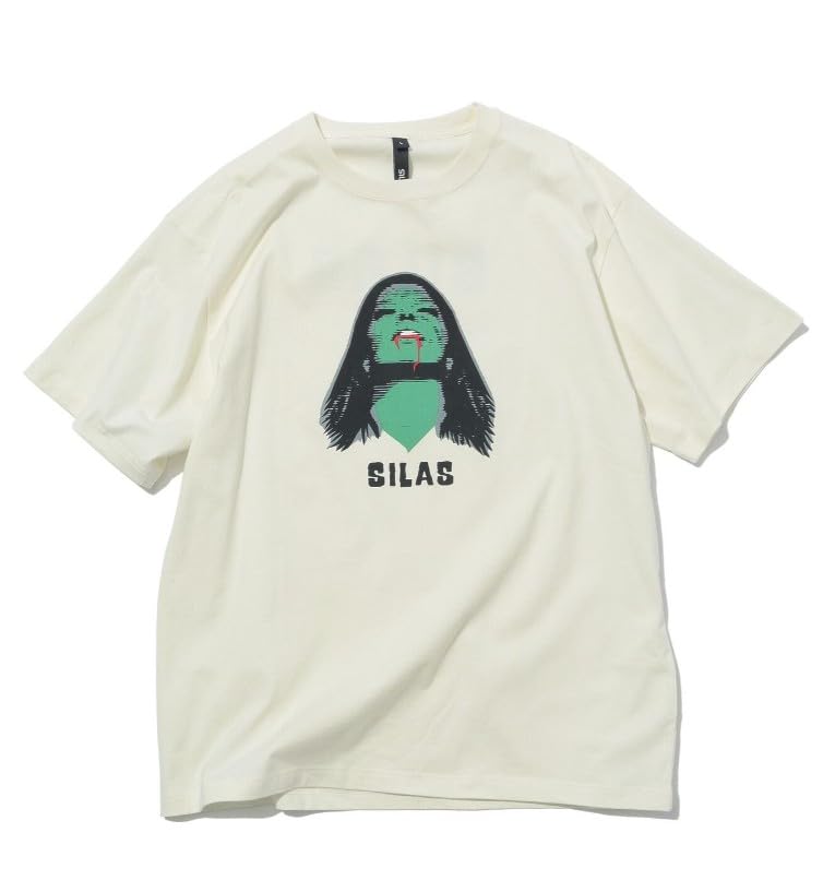 

Cyrus Crystal Short Sleeve Tee, S/S TEE 110252011001, Off White, Large