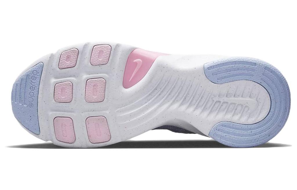Women's Sneakers Nike Wmns SuperRep Go 3 Flyknit Next Nature 'Football Grey Pink'