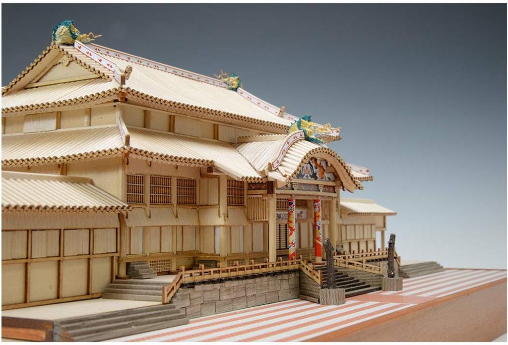 Woody Joe Shuri Castle Wooden Model Assembly Kit 1/150