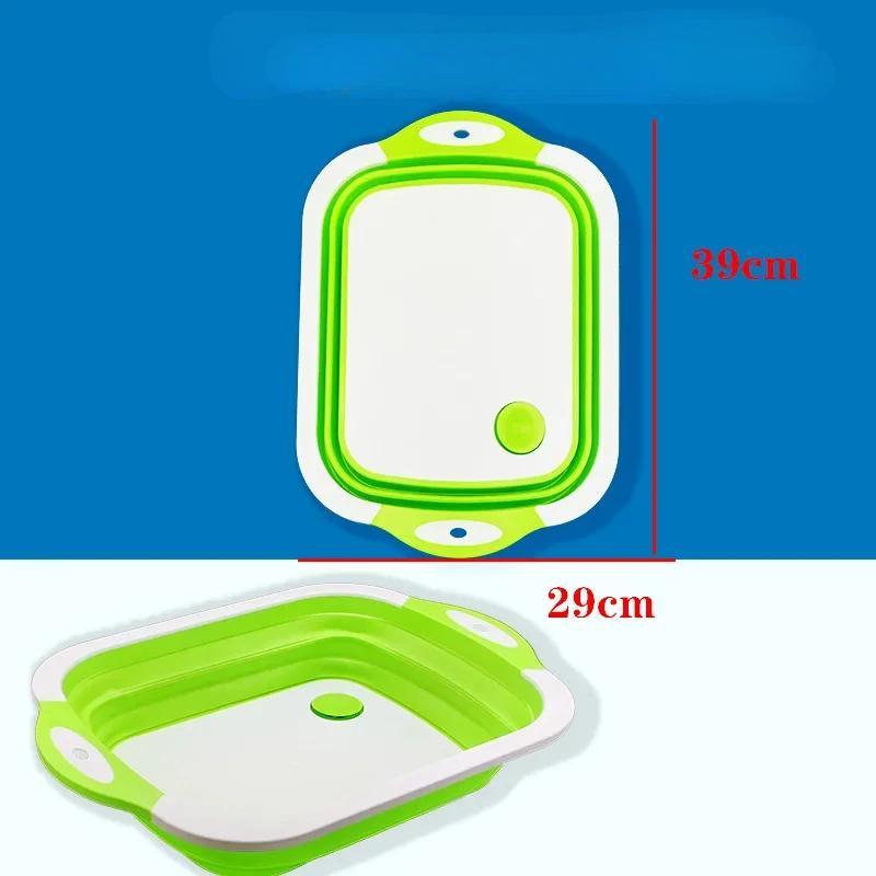 Household Folding Wash Basin Portable Sink Foot Bucket Washbasin Plastic Foldable Basin Travel Outdoor Camp Basins