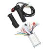 350W Electric Bike Brushed Speed Controller Set with Reverse Function Three Speed Throttle Grip for Upgrade 24V 36V