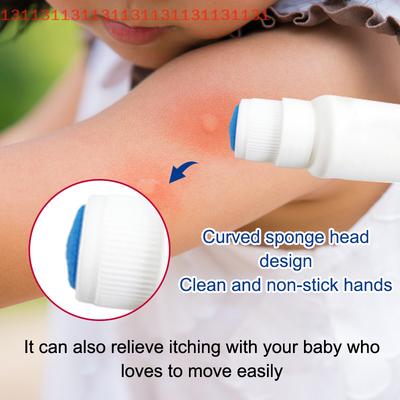 Empty Smudge Bottle Liquid Applicator Sponge Head Soreness Liquid Bottle for Leaf Filling Liniment Medicine Antipruritic 50ml
