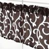 1PC NAPEARL Pastoral Plaid Jacquard Short Tulle Window Curtain Washable
