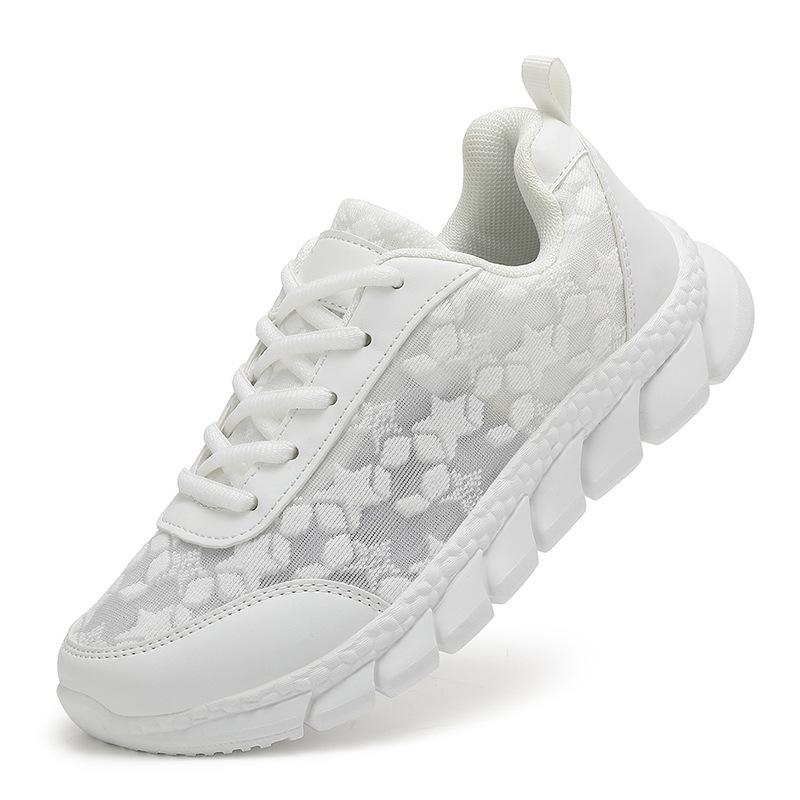 

Цзиньцзян холодные липкие туфли сетчатые дышащие повседневные спортивные туфли мягкая подошва удобные уличные кроссовки модные универсальные белые туфли 37 белый