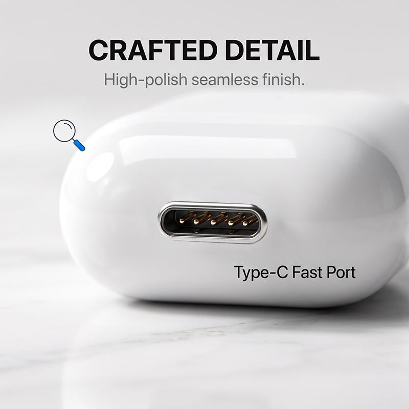 Zweite Generation 2. TWS True Wireless Bluetooth-Kopfhörer Bluetooth 5.3 Geringe Latenz Semi-In-Ear-Kopfhörer Lange Akkulaufzeit Sofortige Kopplung Ohrhörer