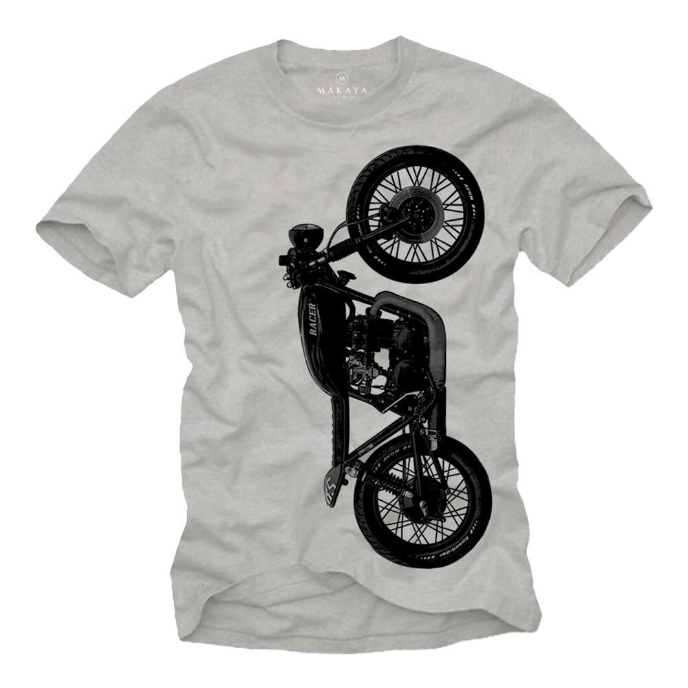 Vintage Motorcycle Mens TShirt with CB 550 Cafe Racer Mens Biker Shirt Unisex T-Shirt M