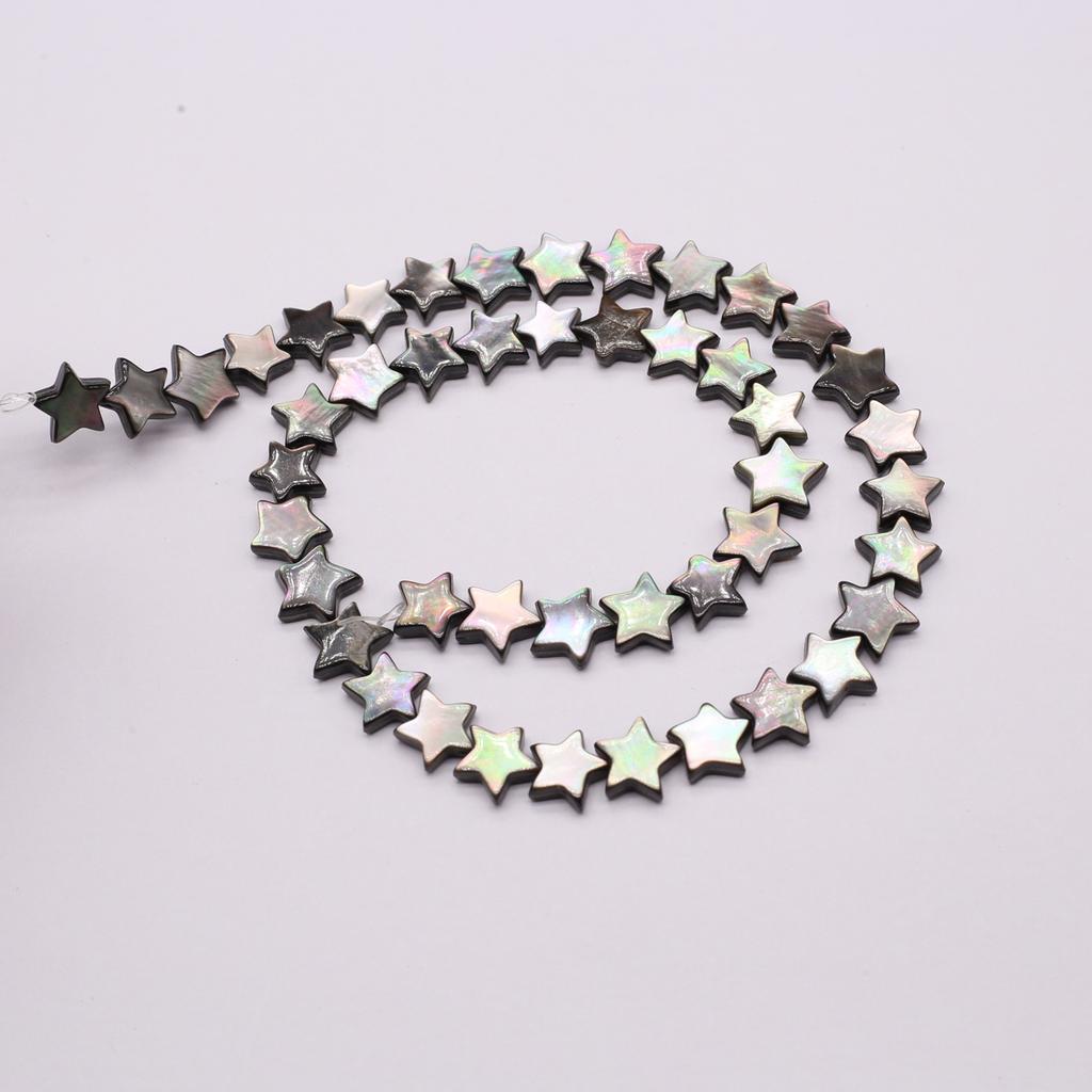 Bead Assortments Freshwater Shell Beads Irregular Black Isolation Beads 10mm For Jewelry Making DIY Pendants Necklace Earrings Bracelet Accessory